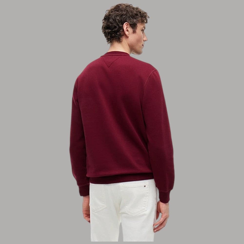 Felpa Tommy Hilfiger girocollo con bandierina ricamata - 2