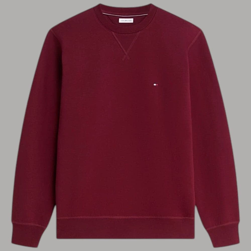 Felpa Tommy Hilfiger girocollo con bandierina ricamata - 4
