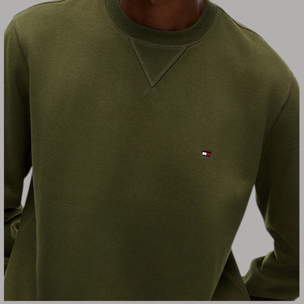 Felpa Tommy Hilfiger girocollo con bandierina ricamata - 7