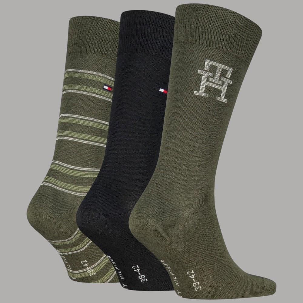 Calzini Tommy Hilfiger uomo 3 paia in cotone con scatola regalo - 2
