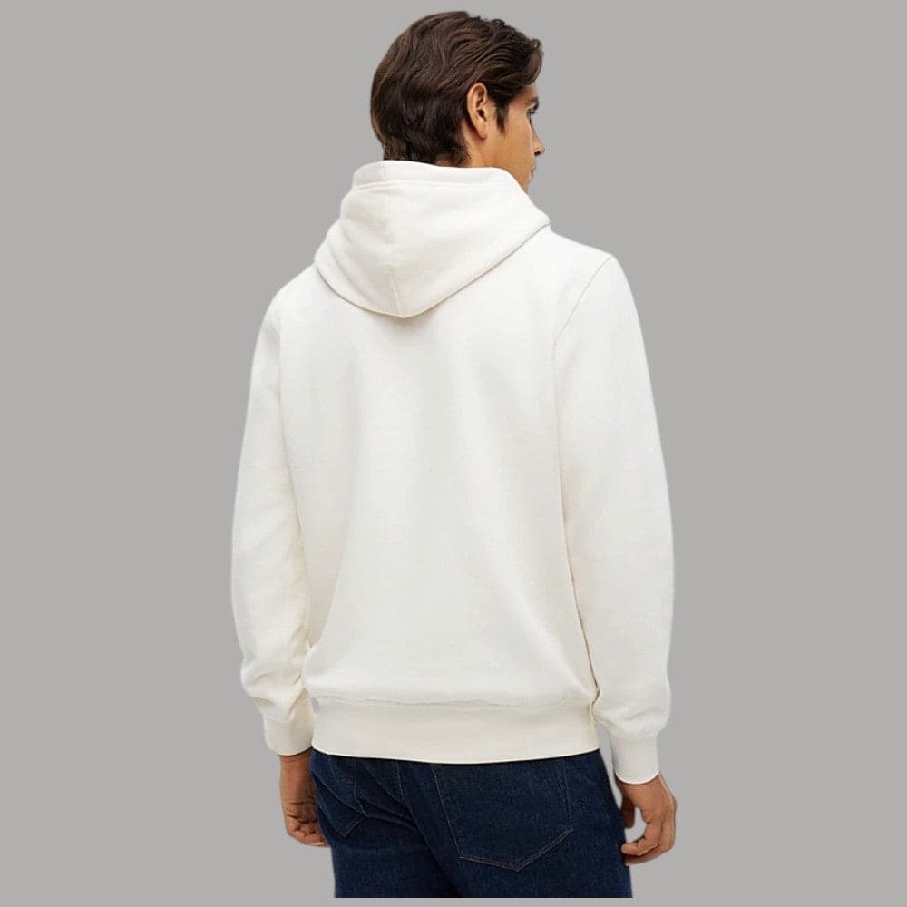 Felpa con cappuccio Tommy Hilfiger logo ricamato marrone - 7