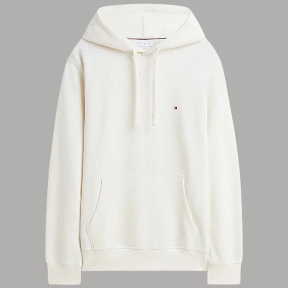 Felpa con cappuccio Tommy Hilfiger logo ricamato marrone - 10