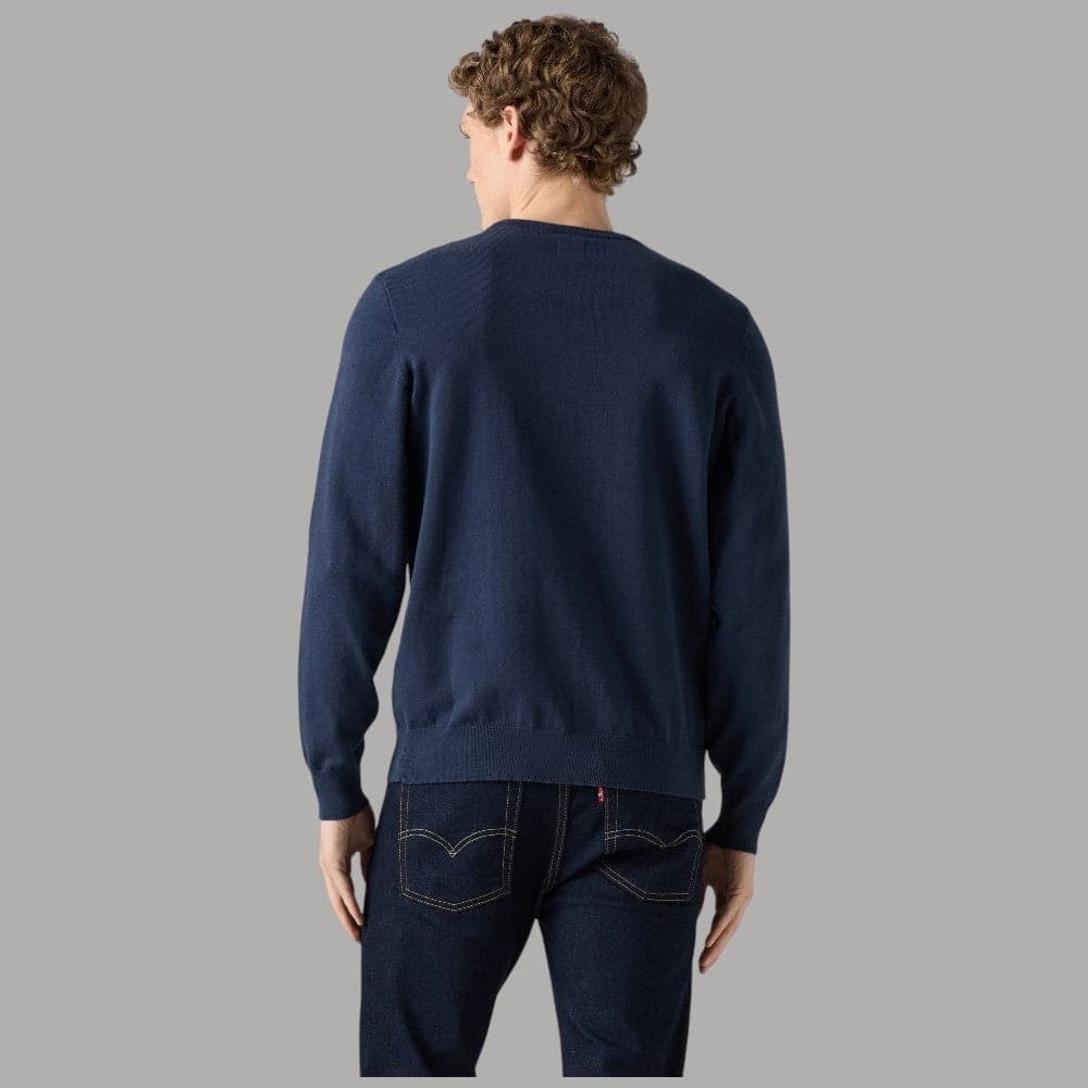 Pullover Levi's Housemark in cotone con logo ricamato - 9