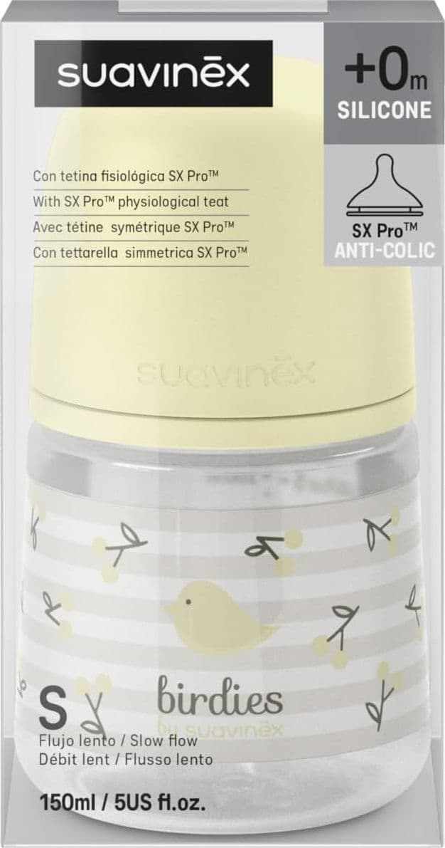 Suavinex - Biberon Birdies Flusso Lento 120 ml - 3