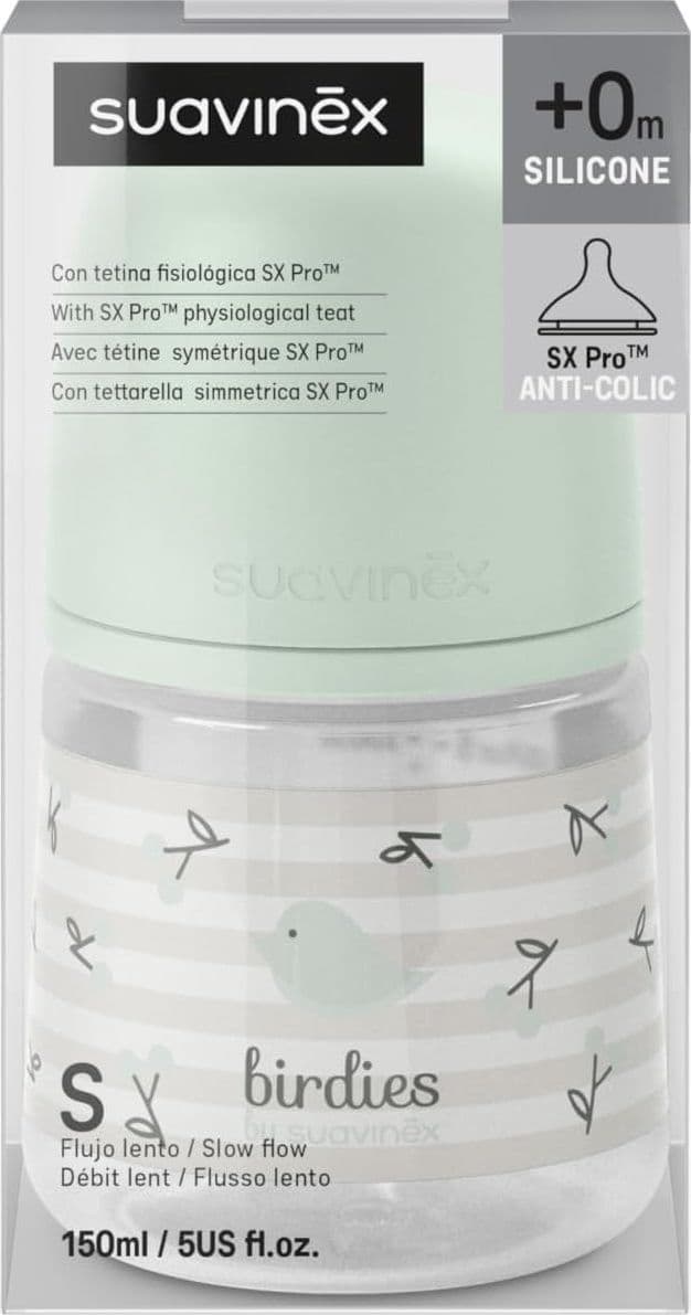Suavinex - Biberon Birdies Flusso Lento 120 ml - 9