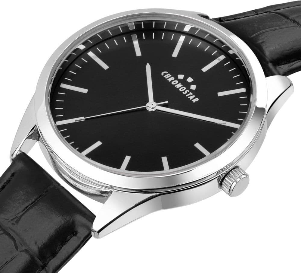 Orologio Chronostar Classique Uomo Nero Pelle (R3751298010) - 2