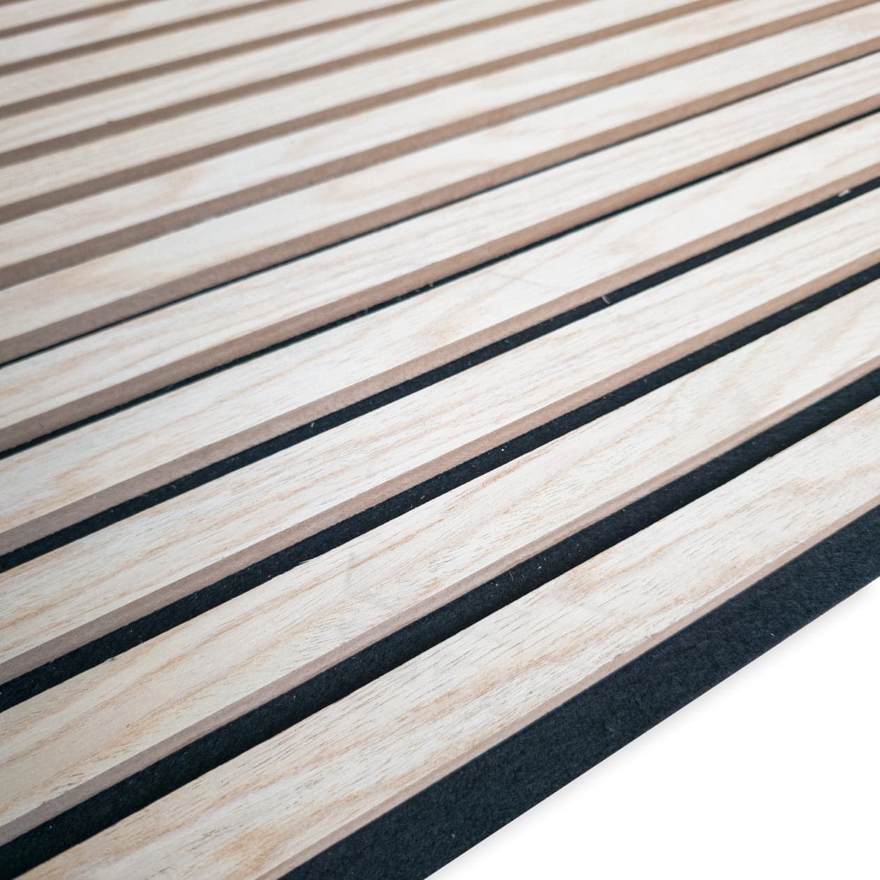 Pannello acustico a lamelli in vero legno di Rovere naturale, fibra di legno e feltro – 12 × 600 × 2900 mm – 1,74 m² - 8