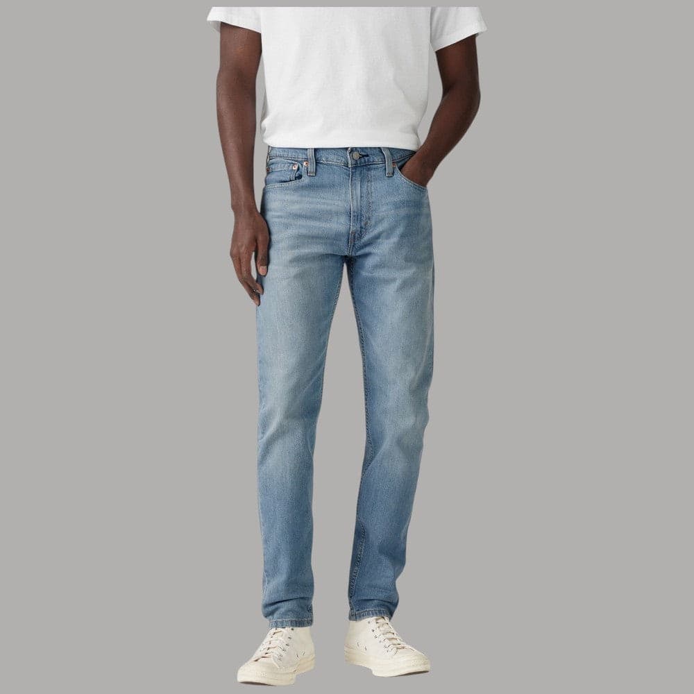Jeans Levi's 512 slim tapered in cotone blu - 2