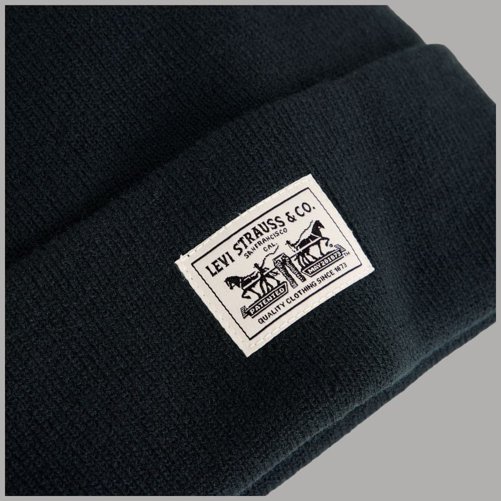 Berretto Levi's Embarcadero con risvolto e logo Two-Horse Pull - 2