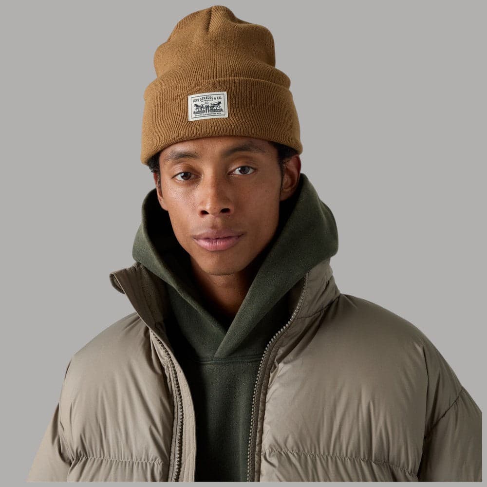 Berretto Levi's Embarcadero con risvolto e logo Two-Horse Pull - 8