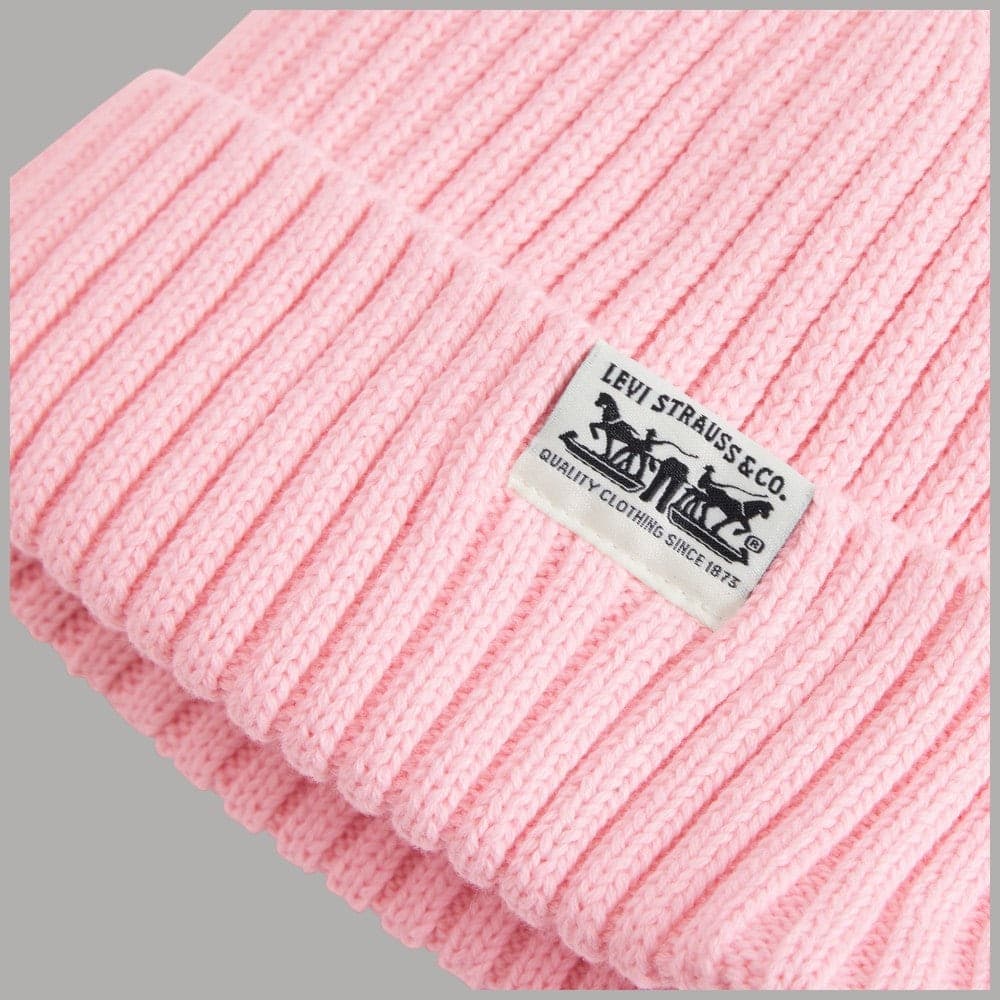 Berretto Levi's Sunset in cotone a coste bianco - 6