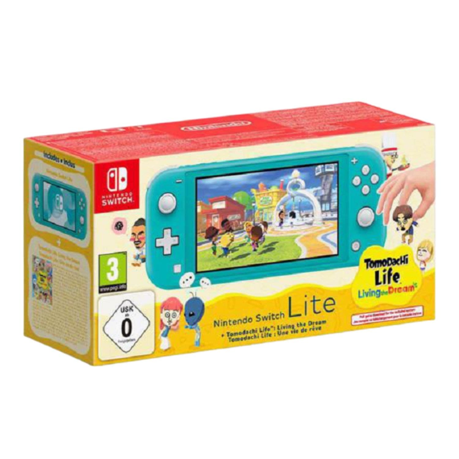 PREORDER Switch Lite Turchese + Tomodachi Life: Una vita da sogno (29/10/2026)