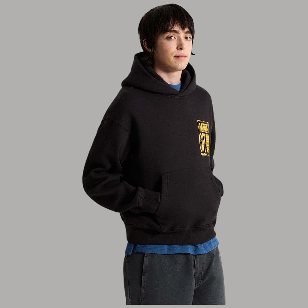 Felpa Vans Cut and Paste oversize con cappuccio e stampa - 3