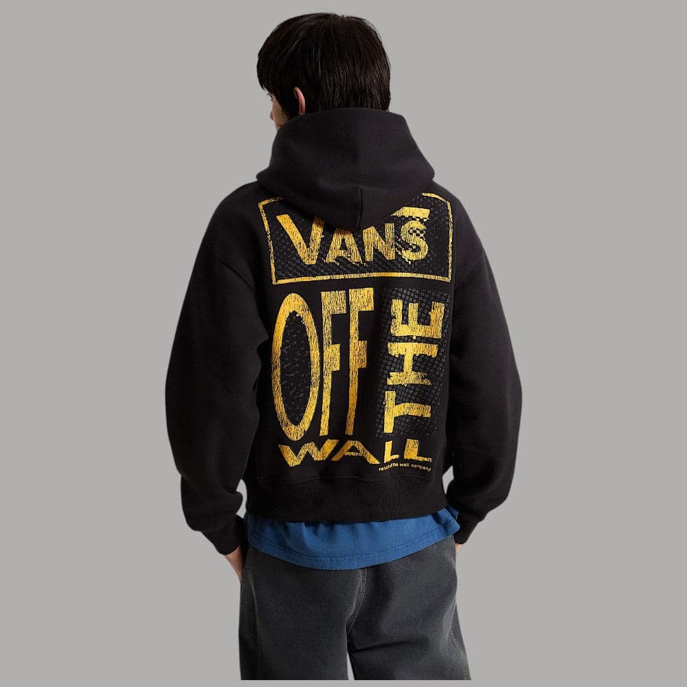Felpa Vans Cut and Paste oversize con cappuccio e stampa - 4