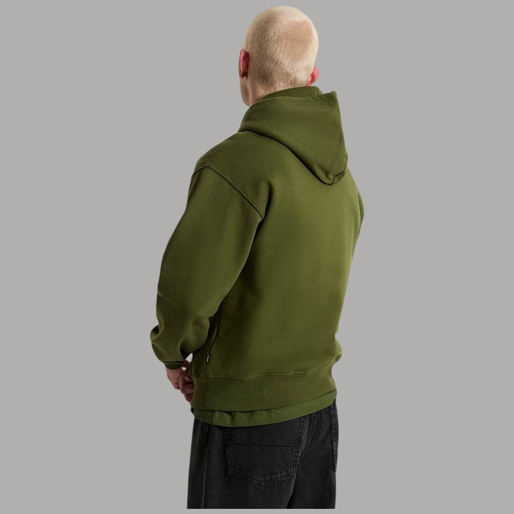 Felpa con cappuccio Vans Left Chest II in cotone grigio - 11
