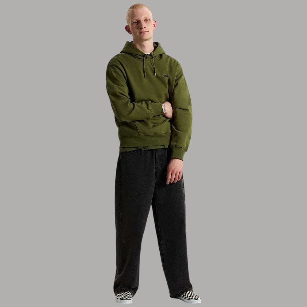 Felpa con cappuccio Vans Left Chest II in cotone grigio - 12
