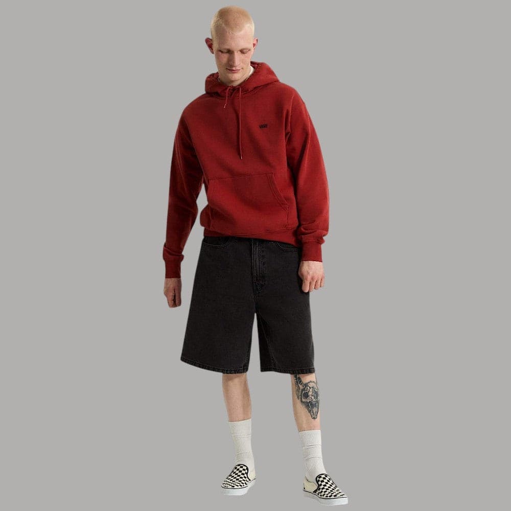 Felpa con cappuccio Vans Left Chest II in cotone grigio - 16
