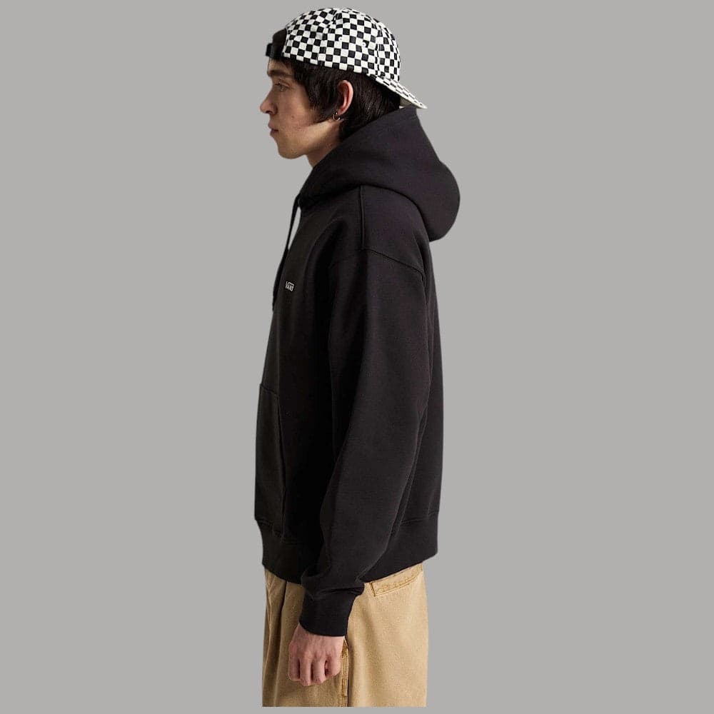 Felpa con cappuccio Vans Left Chest II in cotone grigio - 5