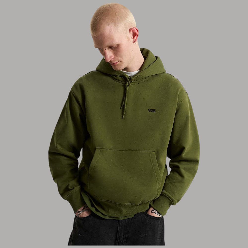 Felpa con cappuccio Vans Left Chest II in cotone grigio - 9