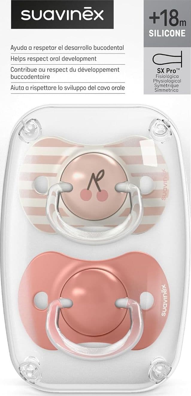 Suavinex - Set Ciucci Birdies Rosa 18m+ - 3