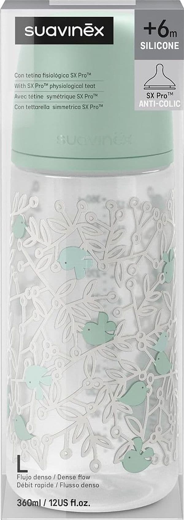 Suavinex - Biberon Birdies Flusso Rapido 360 ml - 5