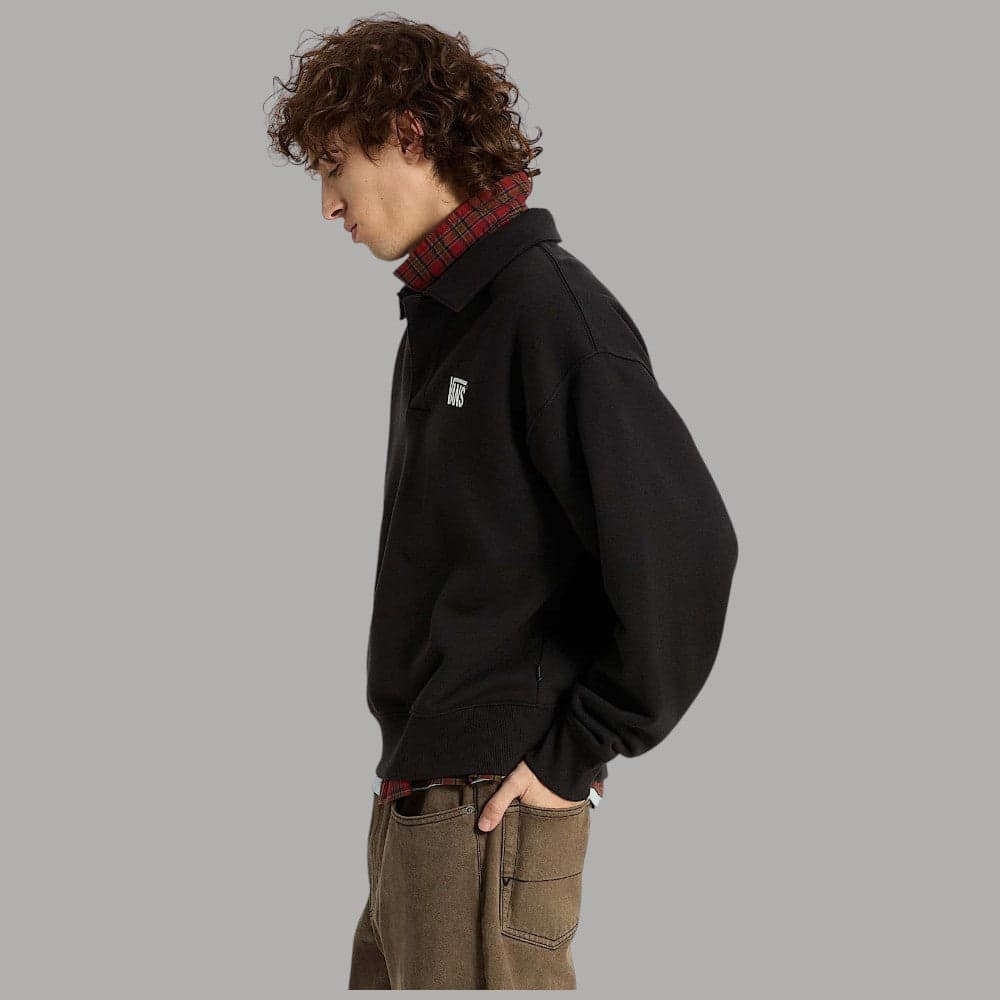 Polo Vans Fleece Pullover con logo ricamato - 2