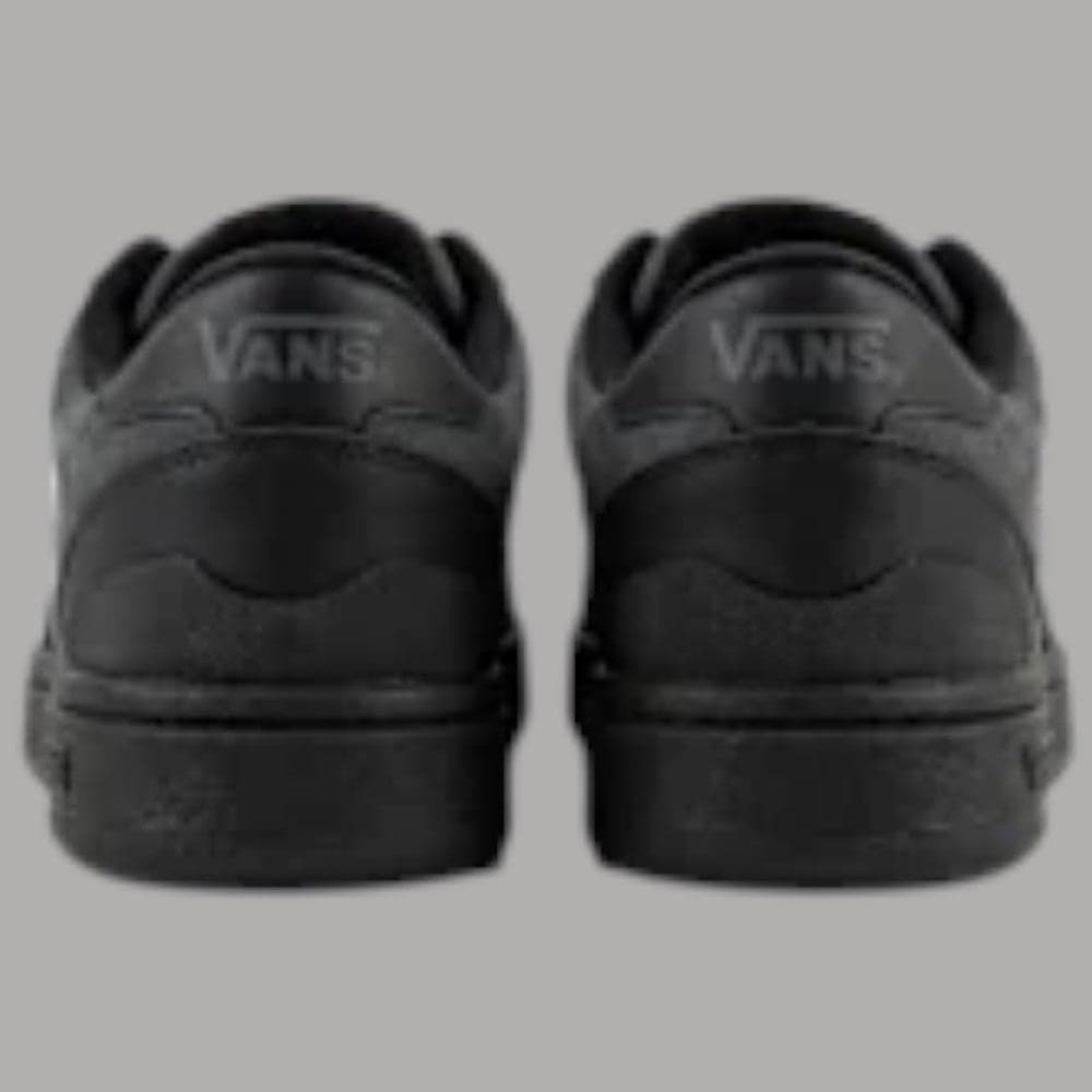 Sneakers Vans Court Low in pelle Nero Grigio - 3