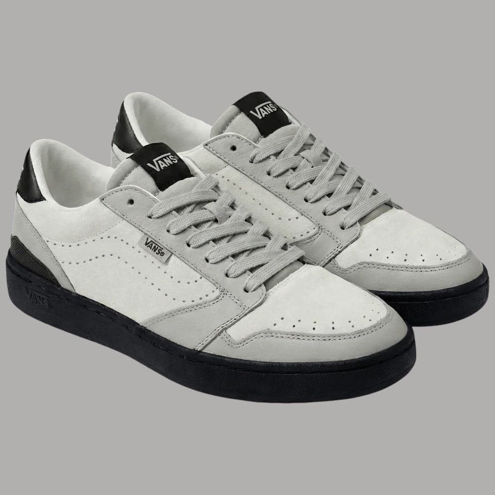 Sneakers Vans Court Low in pelle grigio bianco - 2