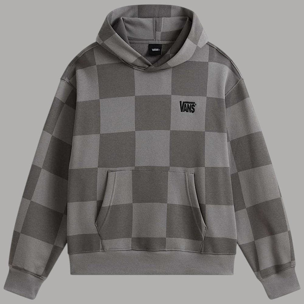 Felpa con cappuccio Vans Stretch Logo Checkerboard Beige - 9