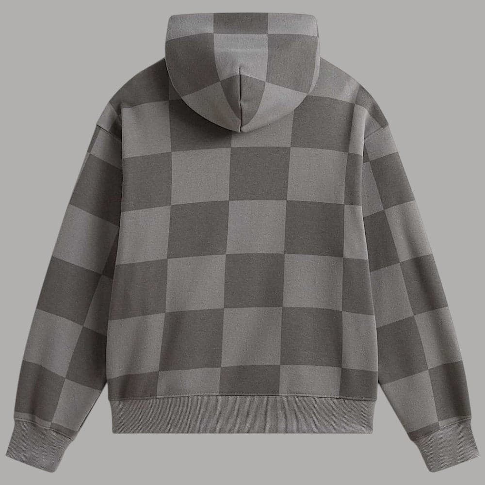 Felpa con cappuccio Vans Stretch Logo Checkerboard Beige - 10