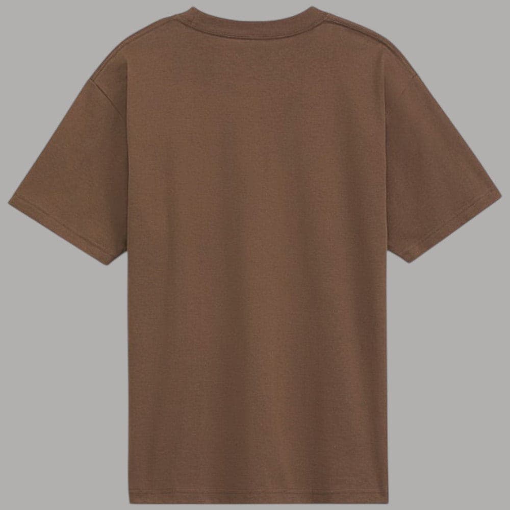 T-shirt Vans New Left Chest Marrone in cotone - 5