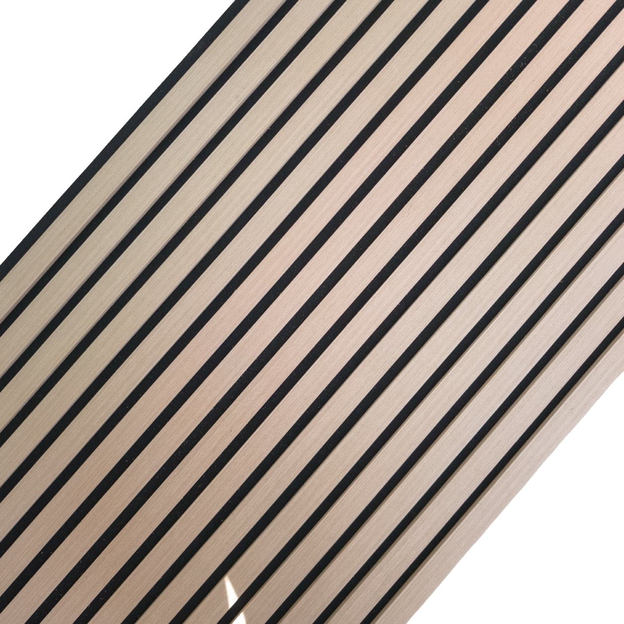 Pannello acustico a lamelli in vero legno di Rovere bronzato, fibra di legno e feltro – 12 × 600 × 2900 mm – 1,74 m² - 7