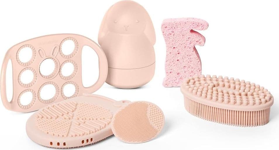 Suavinex - Kit Bagno Neonato con Beauty Case Rosa - 2
