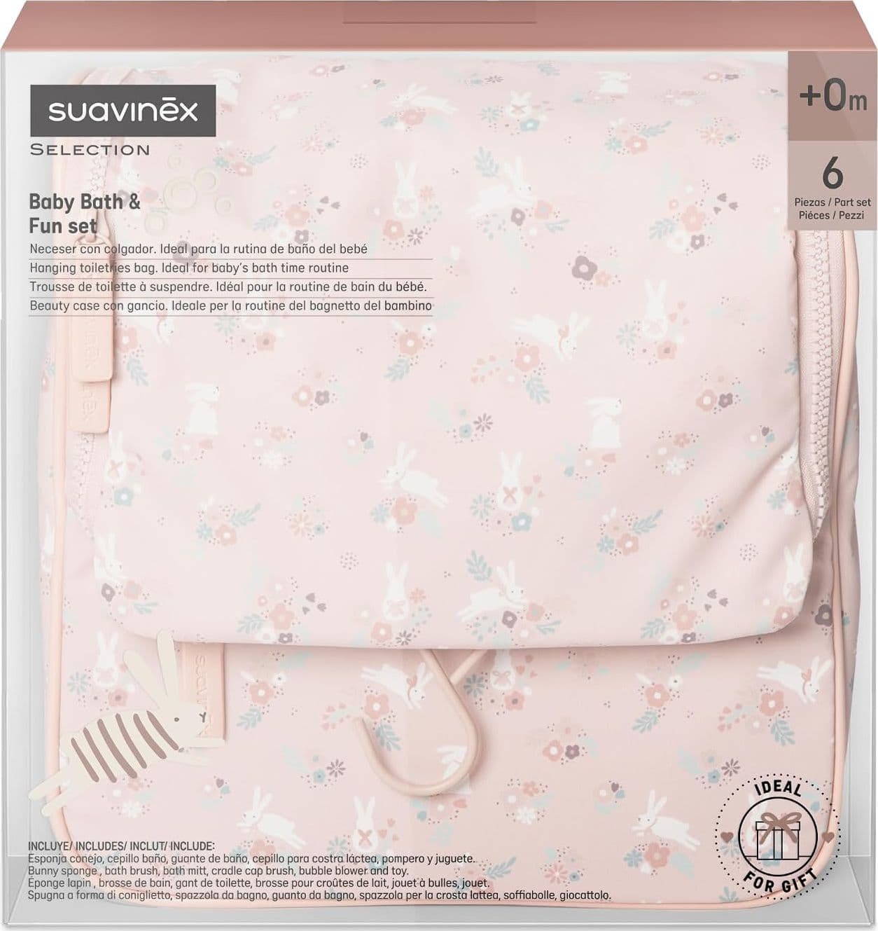 Suavinex - Kit Bagno Neonato con Beauty Case Rosa - 4