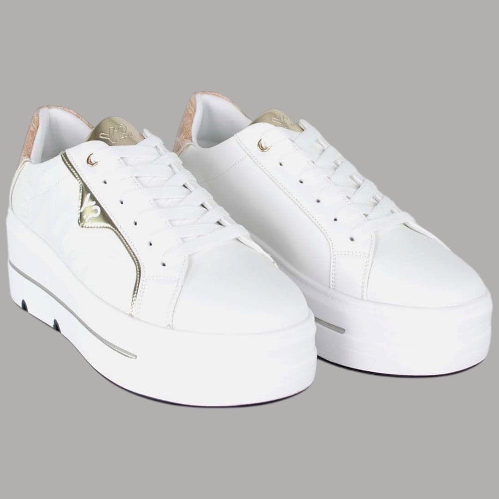 Sneakers YNot Gum con suola rialzata e zip laterale - 2