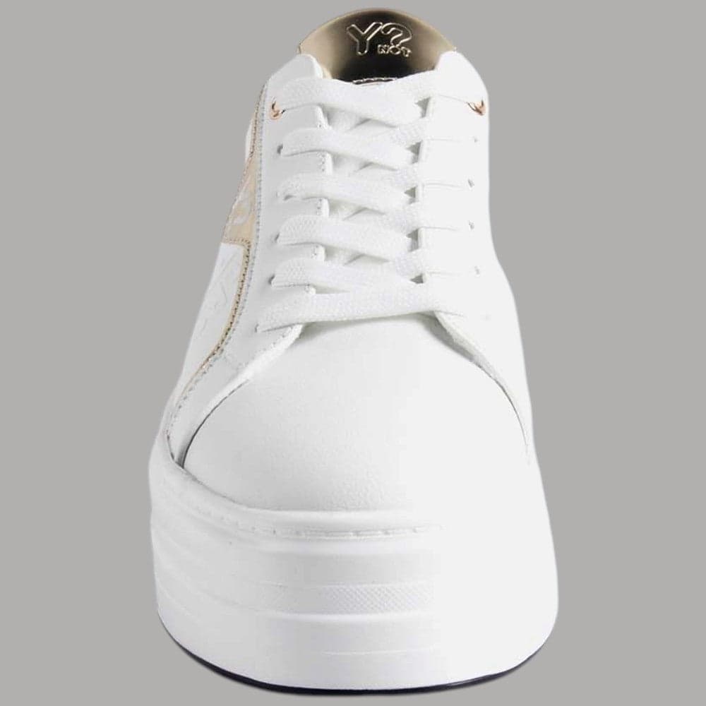 Sneakers YNot Gum con suola rialzata e zip laterale - 4