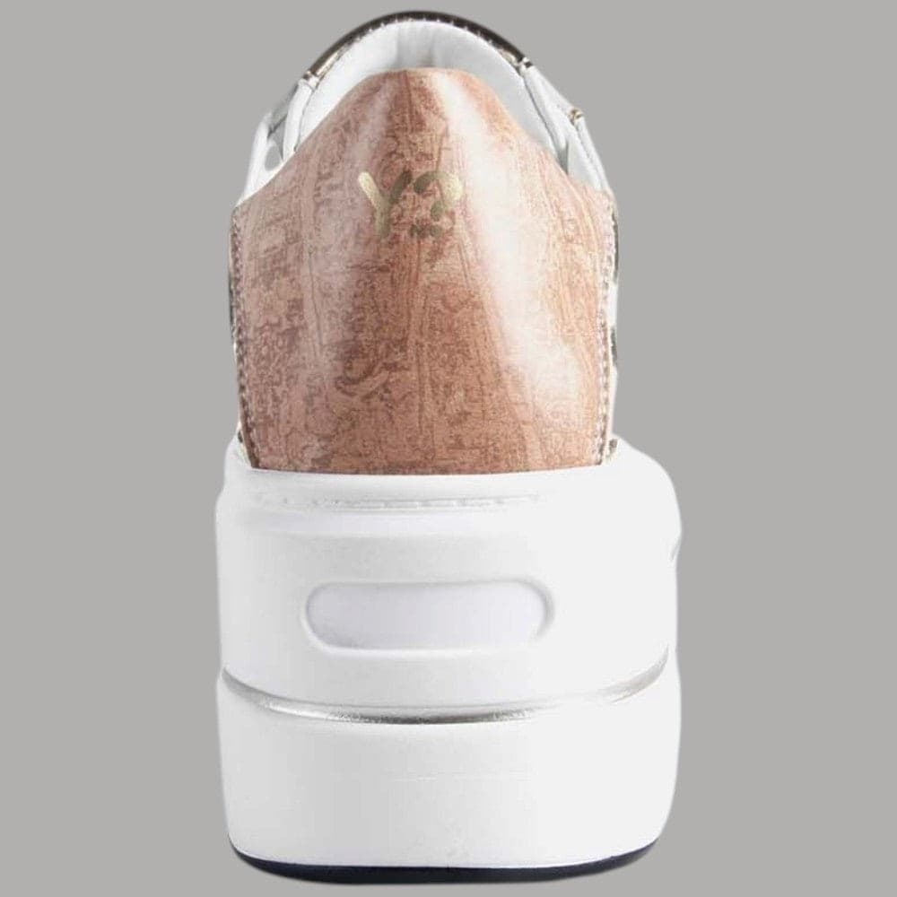 Sneakers YNot Gum con suola rialzata e zip laterale - 5