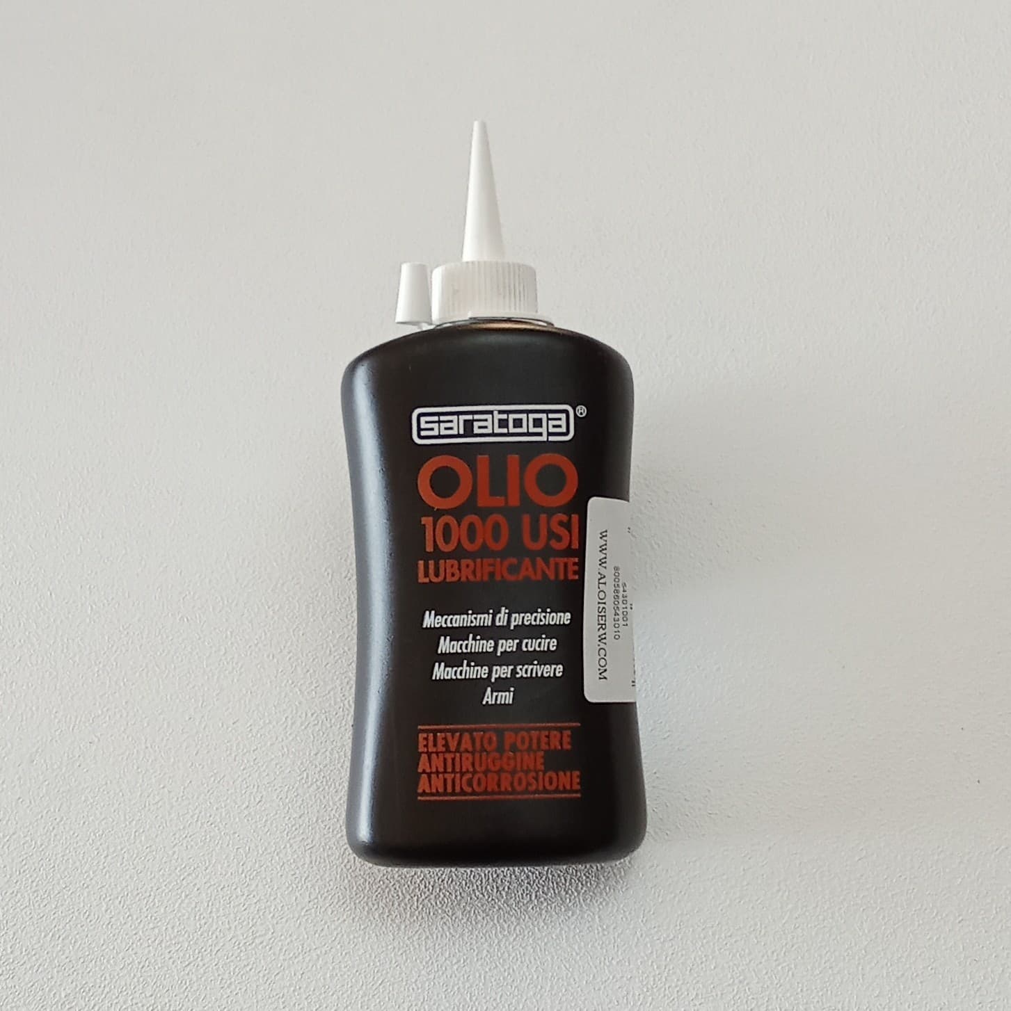 Saratoga 125ml olio milleusi lubrificante per macchine di precisione, armi, cerniere cardini, mulinelli