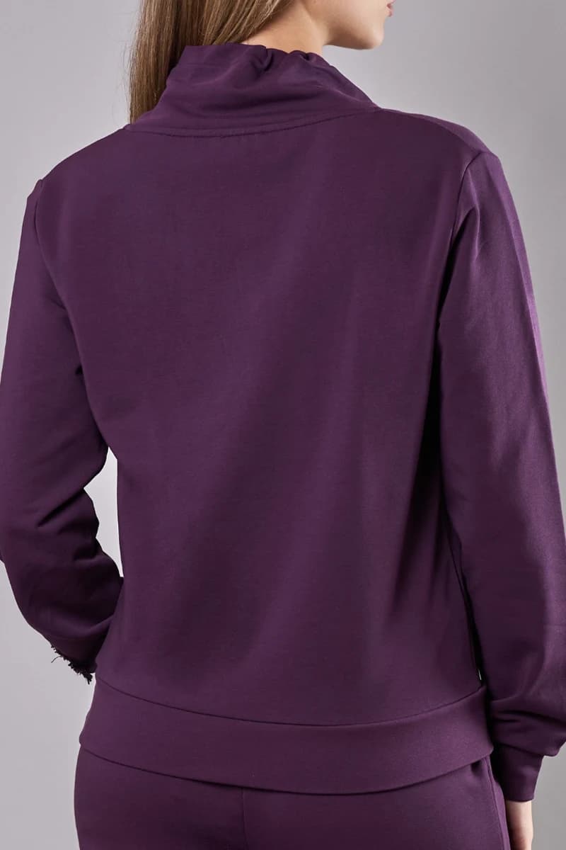 Maglia con collo e coulisse | VERDISSIMA Cosy - 3