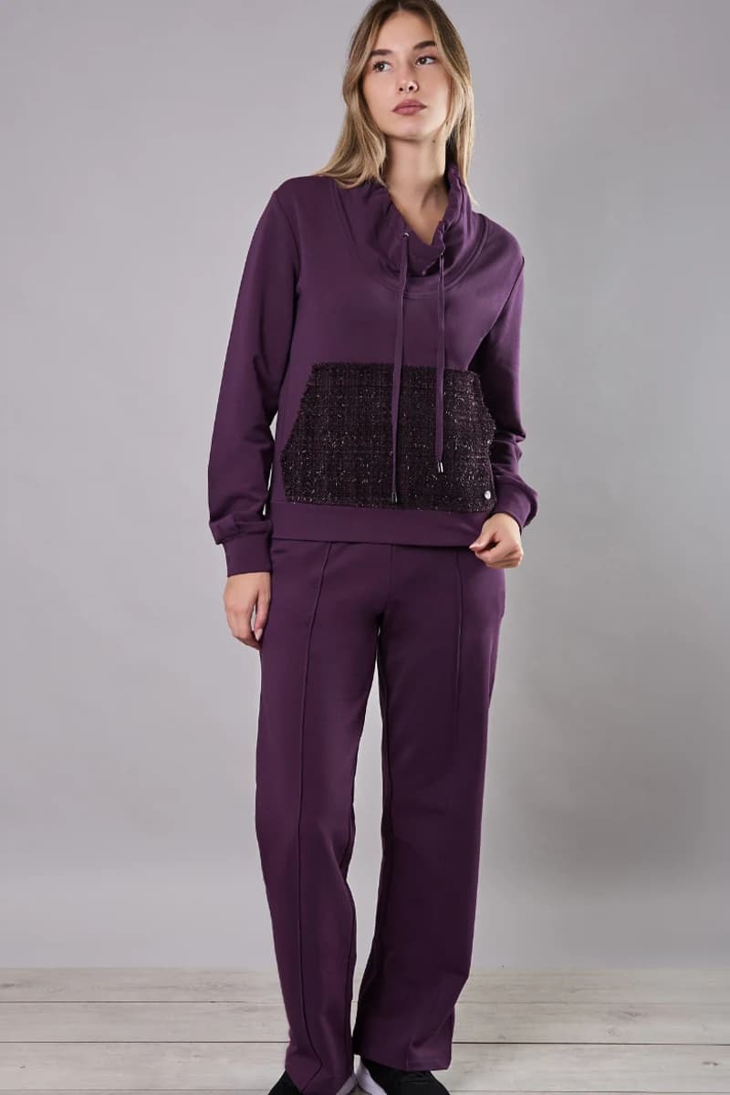 Maglia con collo e coulisse | VERDISSIMA Cosy - 5