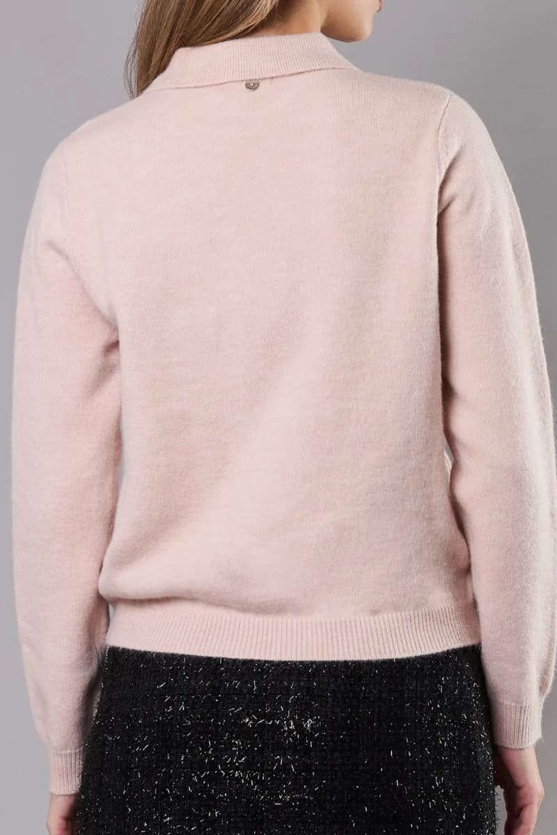 Maglia con colletto e tasche | VERDISSIMA Cosy - 8