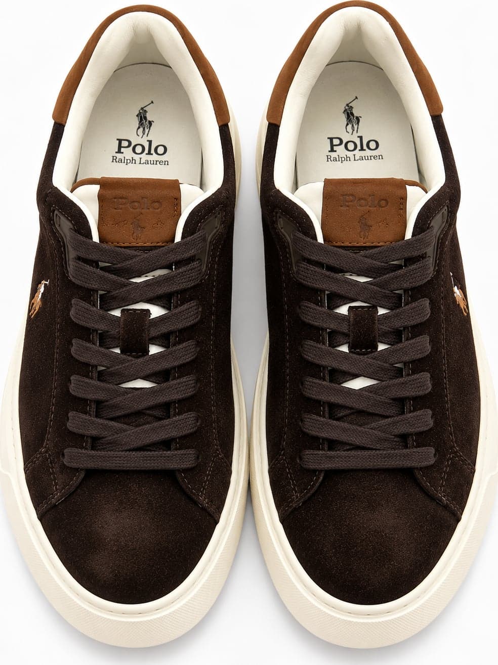 Scarpa moro Ralph lauren SUEDE/NUBUCK RLITE COURT SK L TL - 3