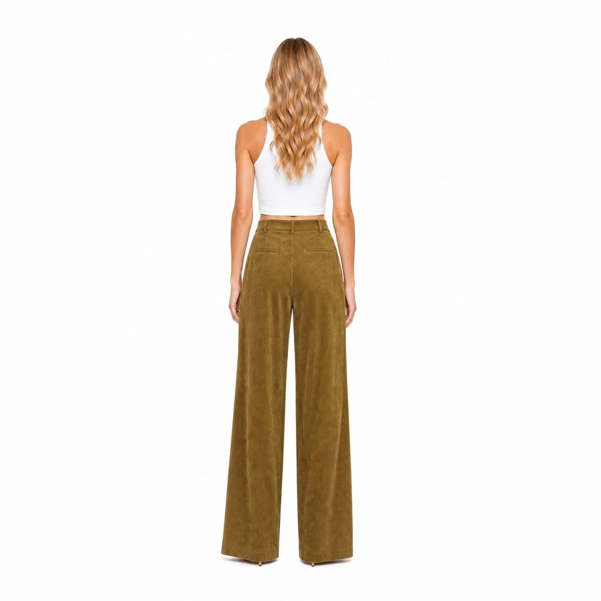SOLOTRE  Pantaloni Olive - 2
