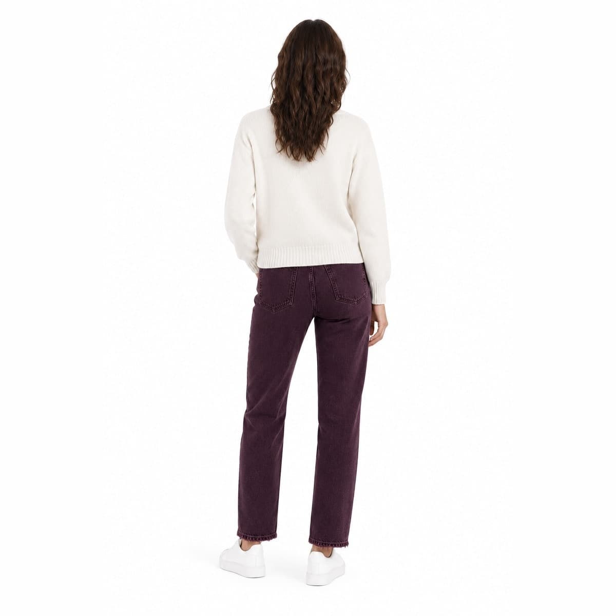 SOLOTRE  Pantaloni Borgogna - 2