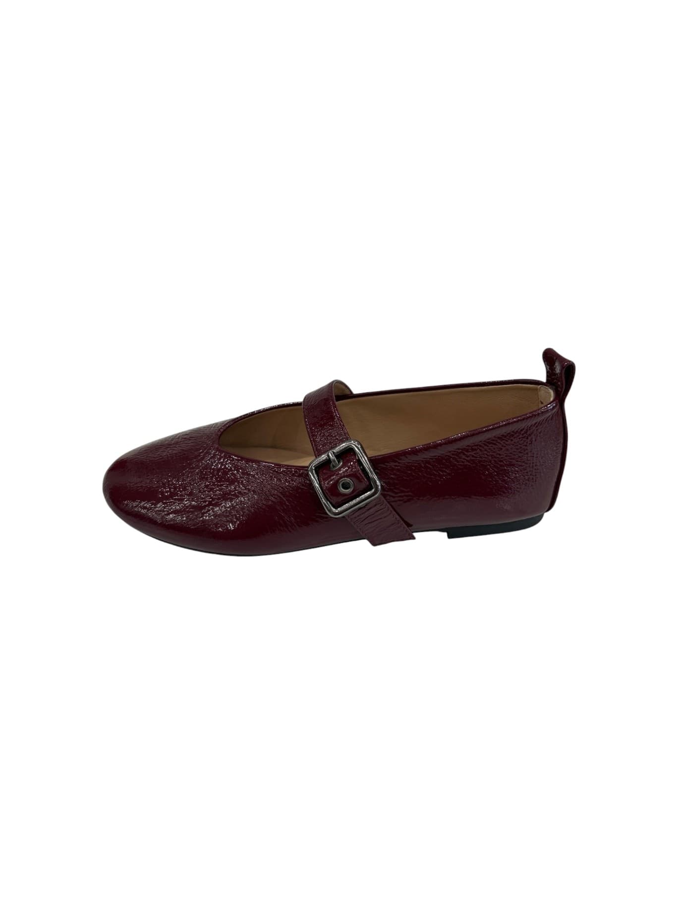 UNISA  Ballerine Donna in Pelle Nera con Cinturino