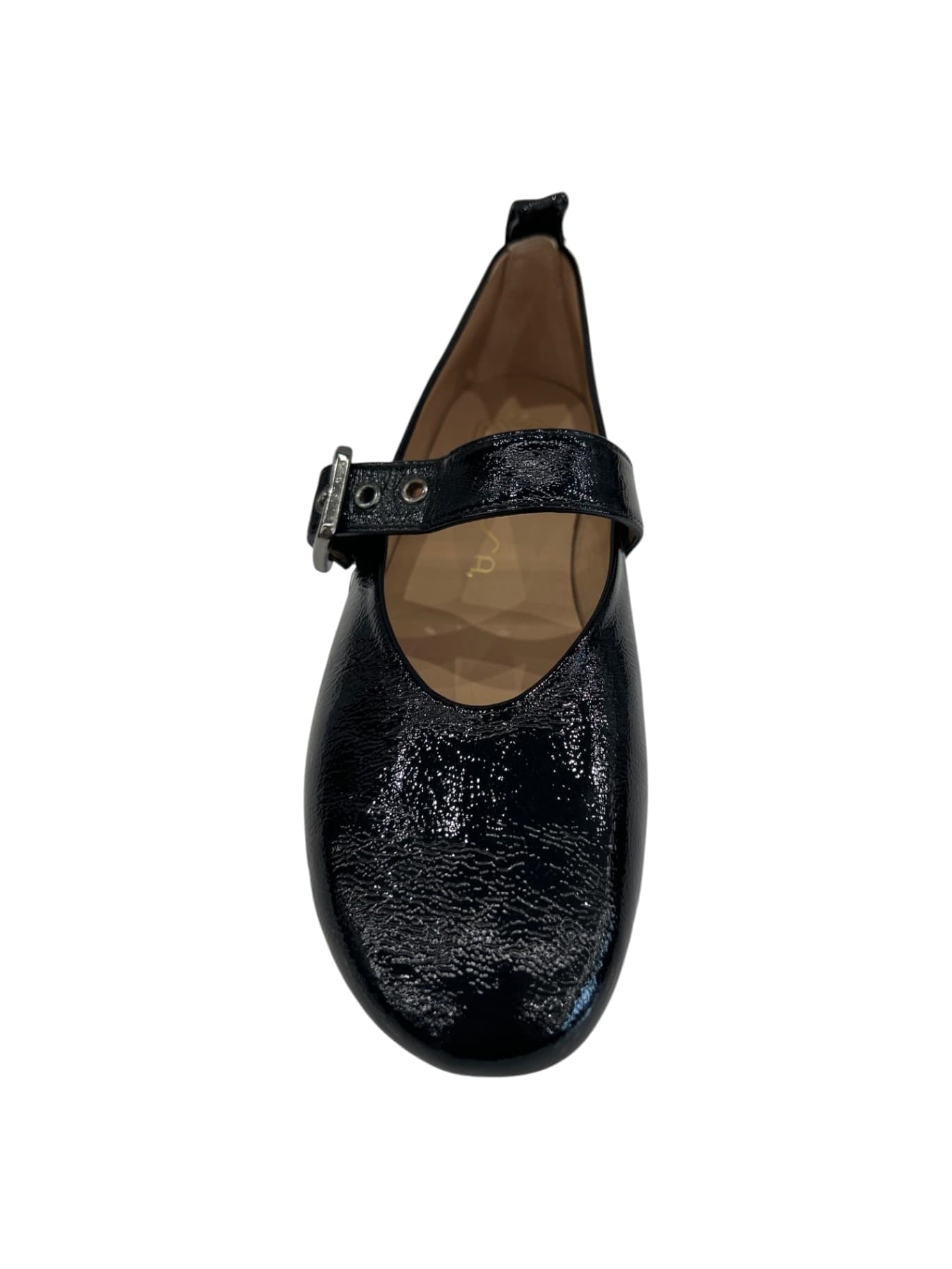 UNISA  Ballerine Donna in Pelle Nera con Cinturino - 4