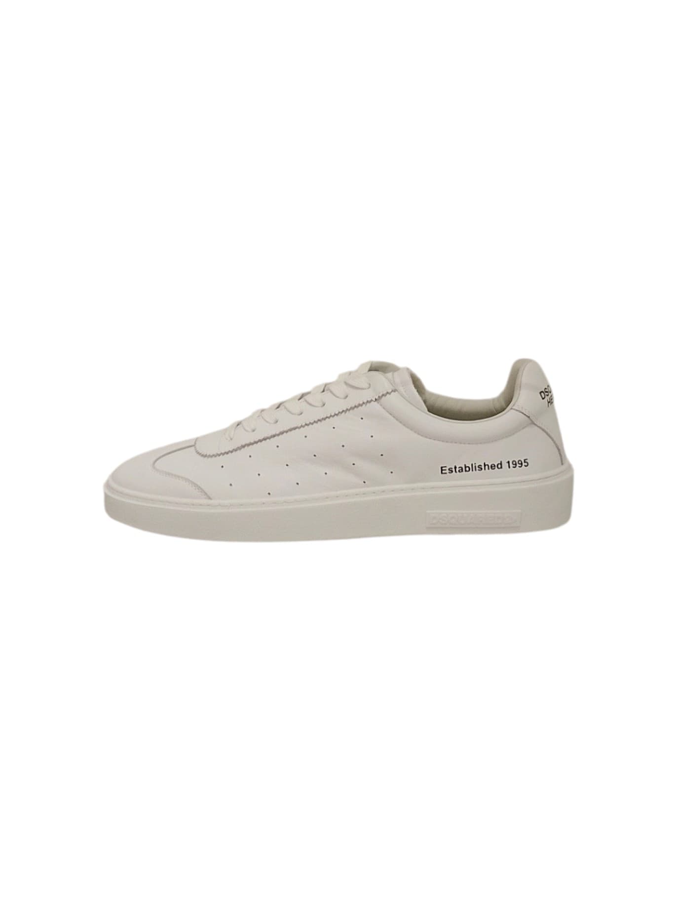 DSQUARED2  Sneakers Bianco in Pelle con Dettagli Eleganti - 2
