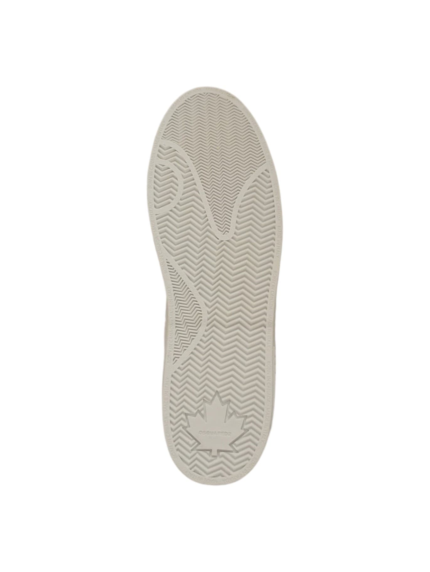 DSQUARED2  Sneakers Bianco in Pelle con Dettagli Eleganti - 3