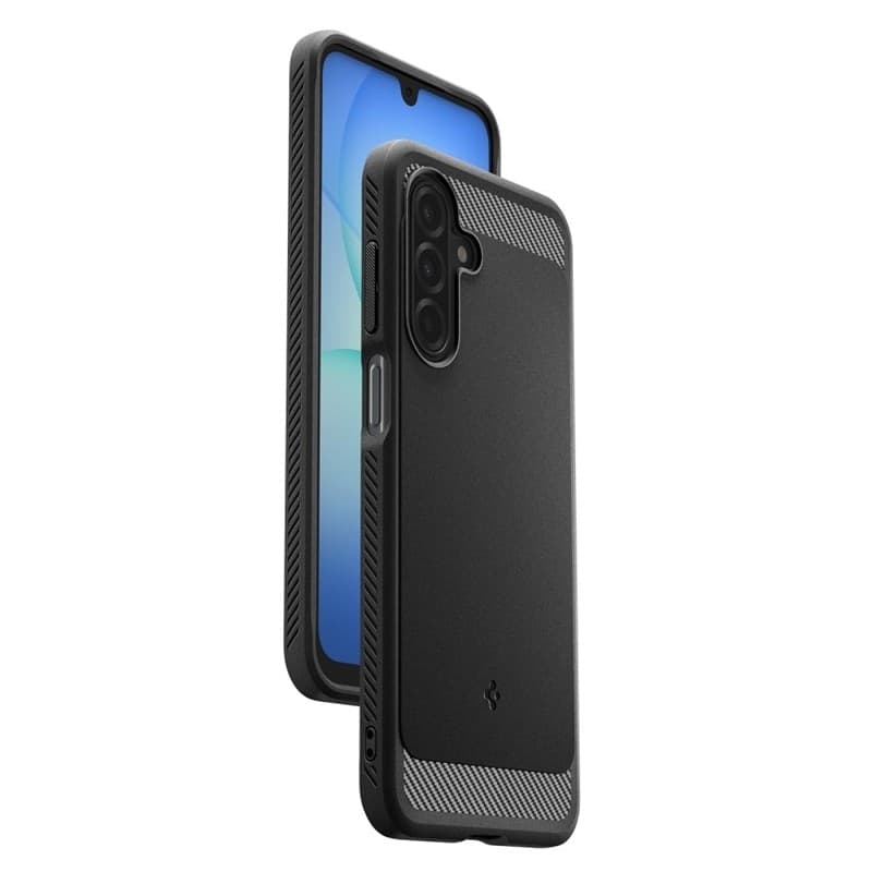 Spigen Rugged Armor - Custodia per Samsung Galaxy A17 4G / 5G (Nero) - 8
