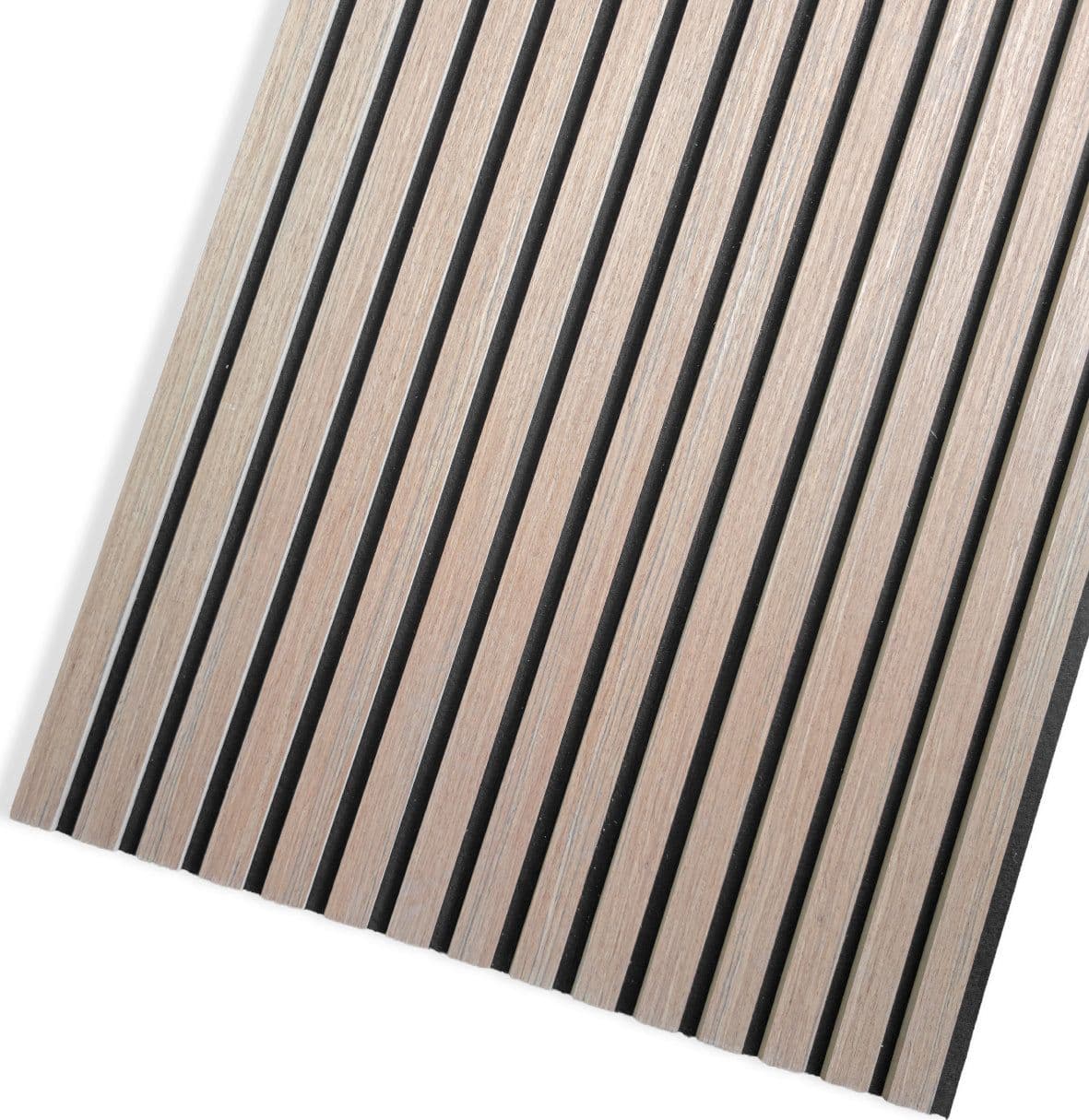 Pannello acustico a lamelli in vero legno di Teak, fibra di legno e feltro – 12 × 600 × 2900 mm – 1,74 m² - 5